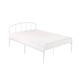 Milton White Modern 5FT Kingsize Bed