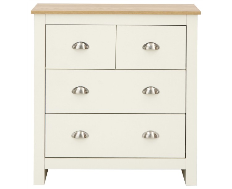 Lancaster 2 2 Drawer Chest Bedroom Furniture Cream