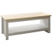 Lancaster Living Room Coffee Table with Shelf Grey