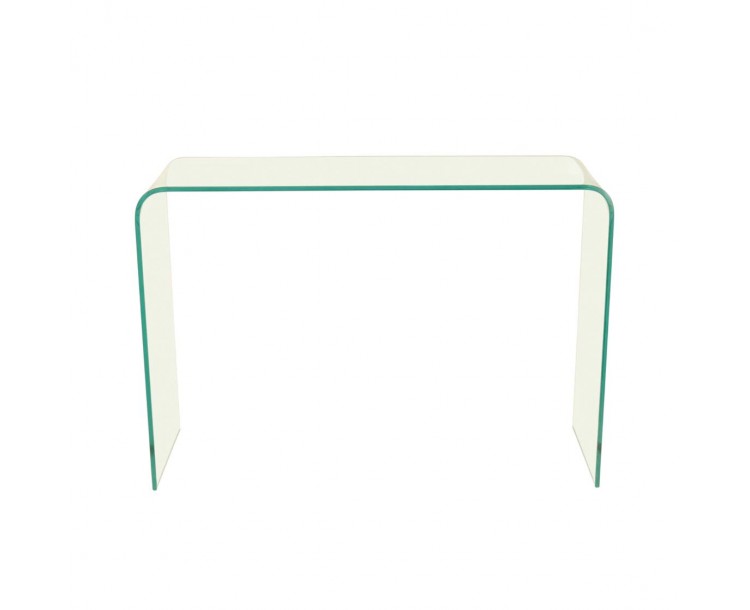 Azurro Glass Top Console Table