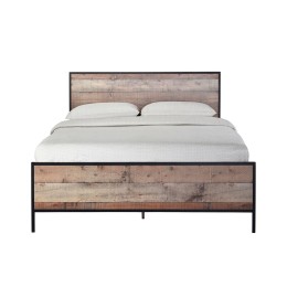 Hoxton 4FT6 Double Bed Oak Effect