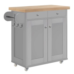 Portland Grey Compact Kitchen Island