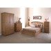 Madrid 5FT Kingsize Wooden Ottoman Bed 150cm Bedframe Oak