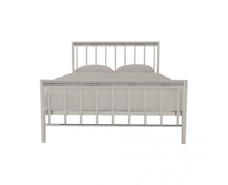Bellini 4FT6 Double Bed Silver