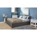 Grey Hopsack Fabric 4FT6 Double 135cm End Lift Ottoman Bed Frame