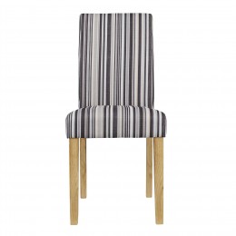 Lorenzo Dining Chair Striped Pack of 2