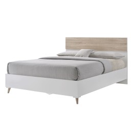 Stockholm 5FT Kingsize Bed White-Oak