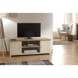 Lancaster Living Room Large TV Cabinet Cream