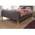 Ashbourne 4FT6 Double 135cm Ottoman Dark Grey Lift Up Storage Bed