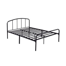 Milton Black Modern 4FT6 Double Bed