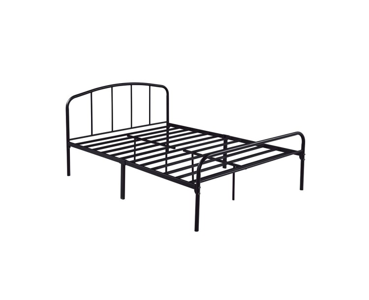 Milton Black Modern 4FT6 Double Bed