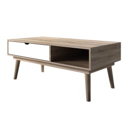 Scandi Oak White Living Room Coffee Table