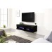 Black Galicia 120cm Wall TV Unit with LED Light Living Room