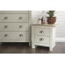 Lancaster 3 Piece Bedroom Set 2 Door Wardrobe 4 Drawer Chest Bedside Table Cream