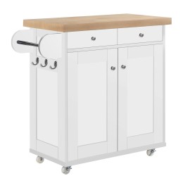 Portland Kitchen Island White