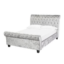 Isabella 4FT6 Double Bed Silver