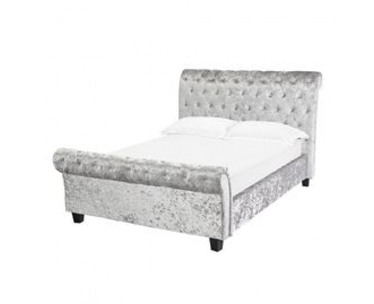Isabella 4FT6 Double Bed Silver