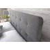 Grey Ashbourne 4FT6 Double 135cm Hopsack Fabric Bedstead