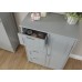 Grey 4 Drawer 1 Door Colonial Multi Storage Bathroom Unit