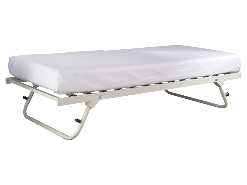 Ivory 3ft Single 90cm French Memphis Steel Trundle Frame Only