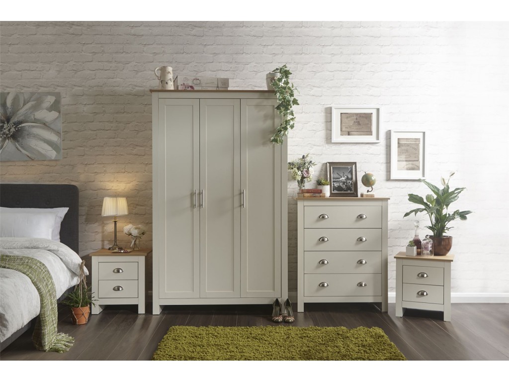 3 door wardrobe bedroom furniture set