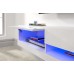Galicia White 120cm Wall TV Unit with LED Light Living Room