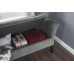 Grey Chenille Balmoral Lift Up Window Seat Storage