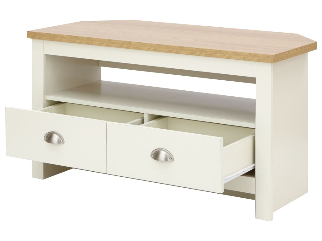 Lancaster Living Room Corner TV Unit Cream