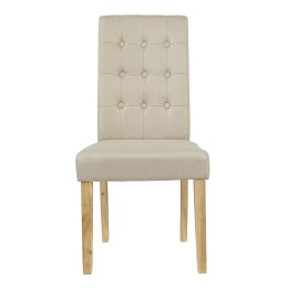 Roma Beige Padded Chair Pack of 2