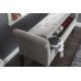 Silver Chenille Balmoral Lift Up Window Seat Storage