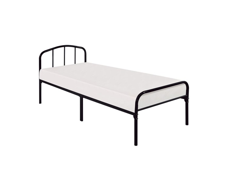 Milton Black Metal 3FT Single Bed