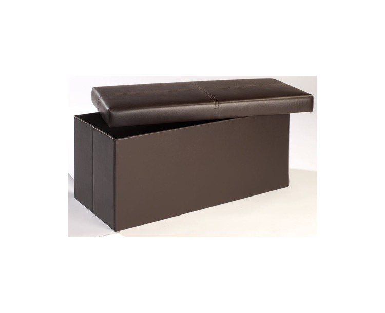 Madrid Storage Ottoman Large Brown