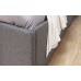 Grey Fabric 3FT Single 90cm End Lift Storage Bed Frame