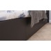 Faux Leather Black 120cm 4FT Small Double End Lift Ottoman Storage Bed Frame