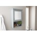 Modern MDF Colonial Grey Mirrored Cabinet with Shelf Bathroom Unit