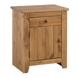 Havana Pine Compact Bedside Cabinet