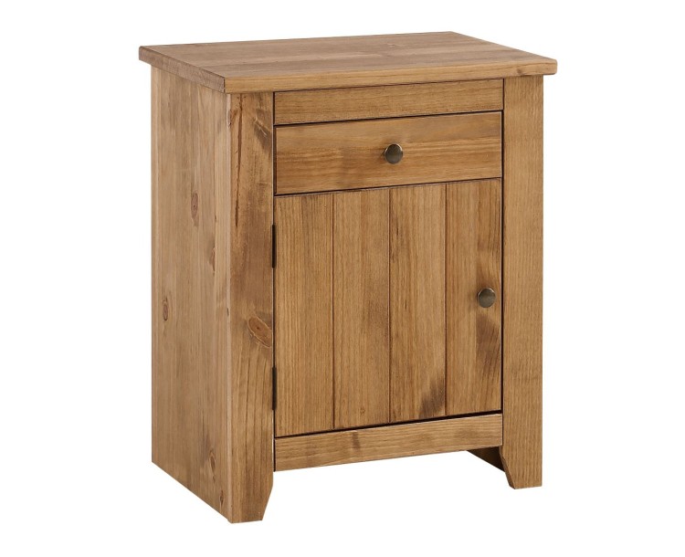 Havana Pine Compact Bedside Cabinet