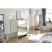 Venetian 4 Drawer Chest Clear Mirror Finish Bedroom Furniture
