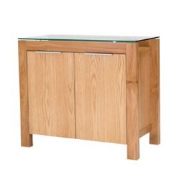 Tribeca Stylish Compact Sideboard White Oak