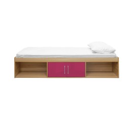 Bedroom Dakota Oak Pink High Gloss Fronts Cabin Bed