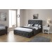 Hollywood 5FT Kingsize Bed 150cm Bedframe Gas Lift Black