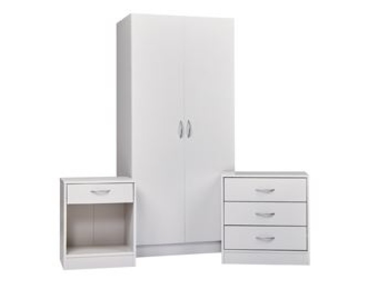 Delta Bedroom Furniture Set White