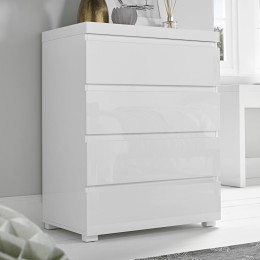 Puro Classic White Bedroom 4 Drawer Chest