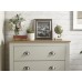 Lancaster 3 Piece Bedroom Set 2 Door Wardrobe 4 Drawer Chest Bedside Table Cream