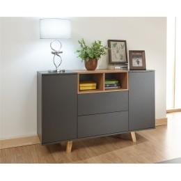 Modena Grey Compact Sideboard Console