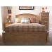 Madrid 4FT6 Double Wooden Ottoman Bed 135cm Bedframe Oak