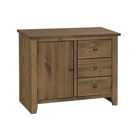 Havana Pine Small 1 Door 3 Draw Sideboard Pine