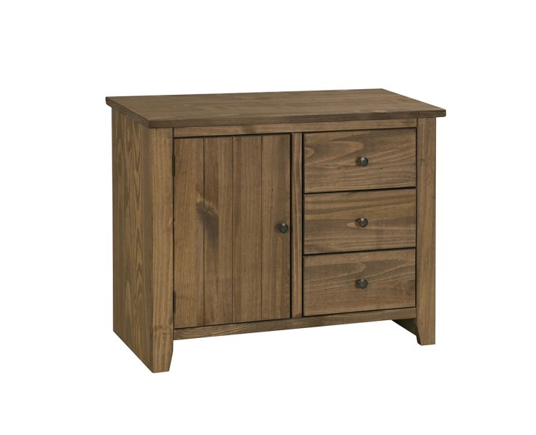 Havana Pine Small 1 Door 3 Draw Sideboard Pine