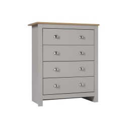 Lancaster Bedroom Set Grey Oak Wardrobe Drawer Chest Bedside