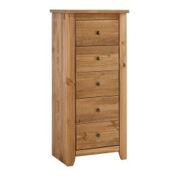 Bedroom Havana Pine Stylish 5 Drawer Chest